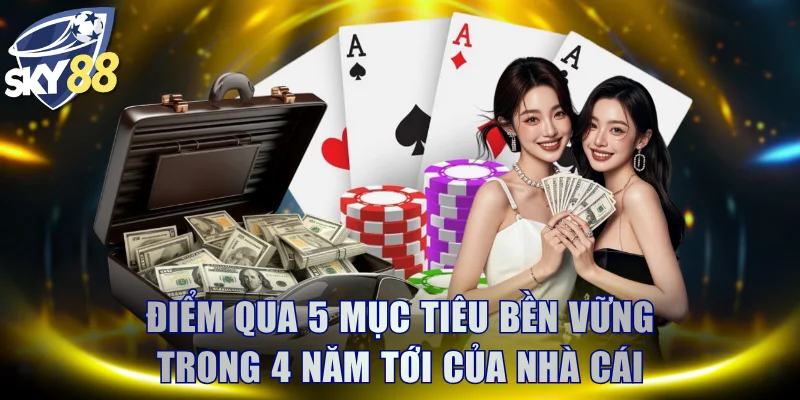 Điểm qua 5 mục tiêu bền vững trong 4 năm tới của nhà cái
