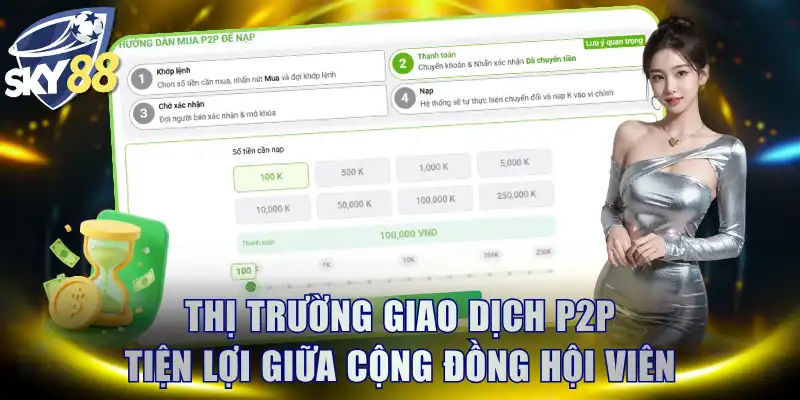 Thị trường giao dịch P2P tiện lợi giữa cộng đồng hội viên
